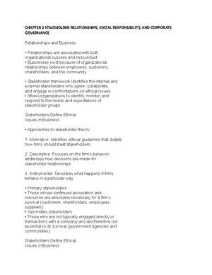 Chapter 3 Emerging Business Ethics Issues - CHAPTER 3 EMERGING BUSINESS ...