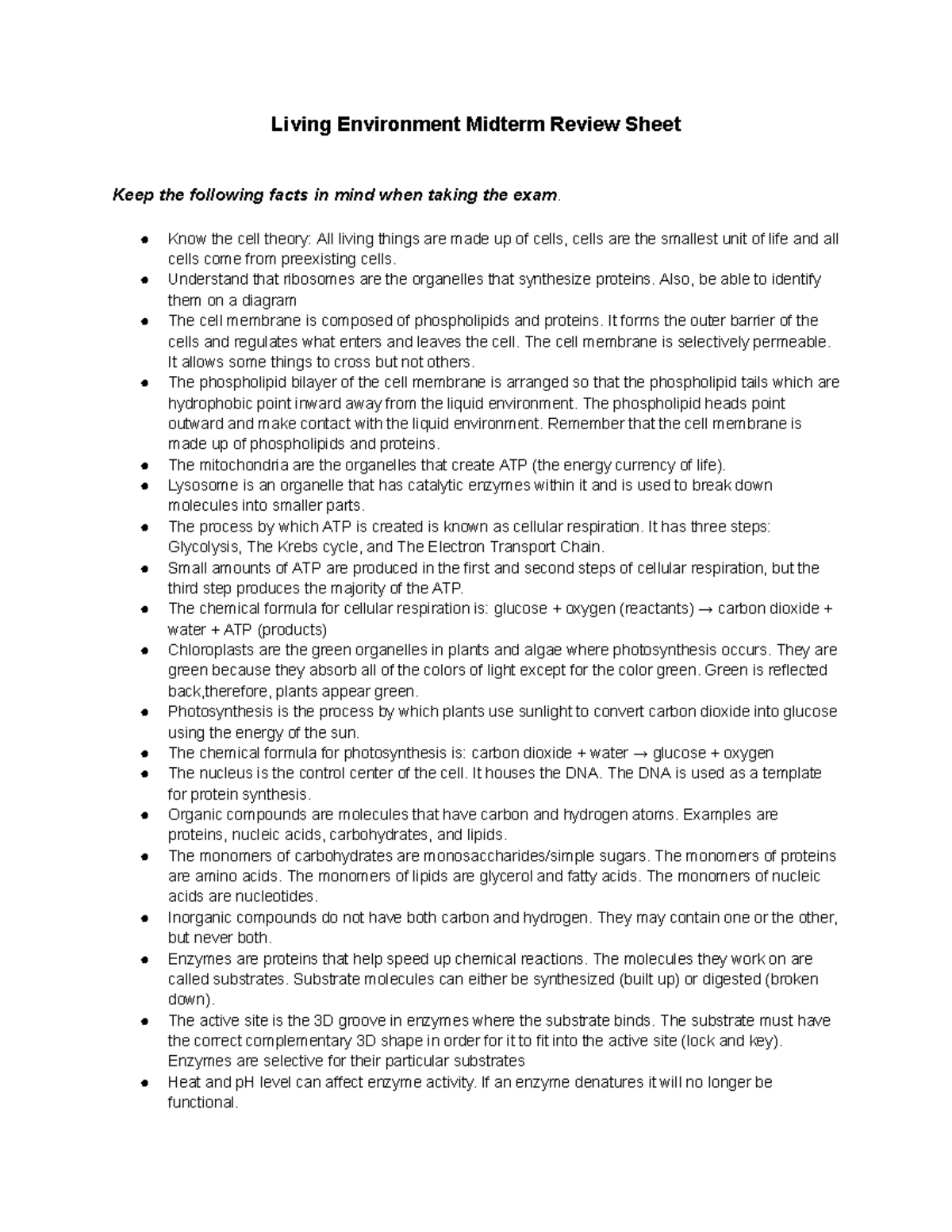 living-environment-midterm-review-sheet-know-the-cell-theory-all