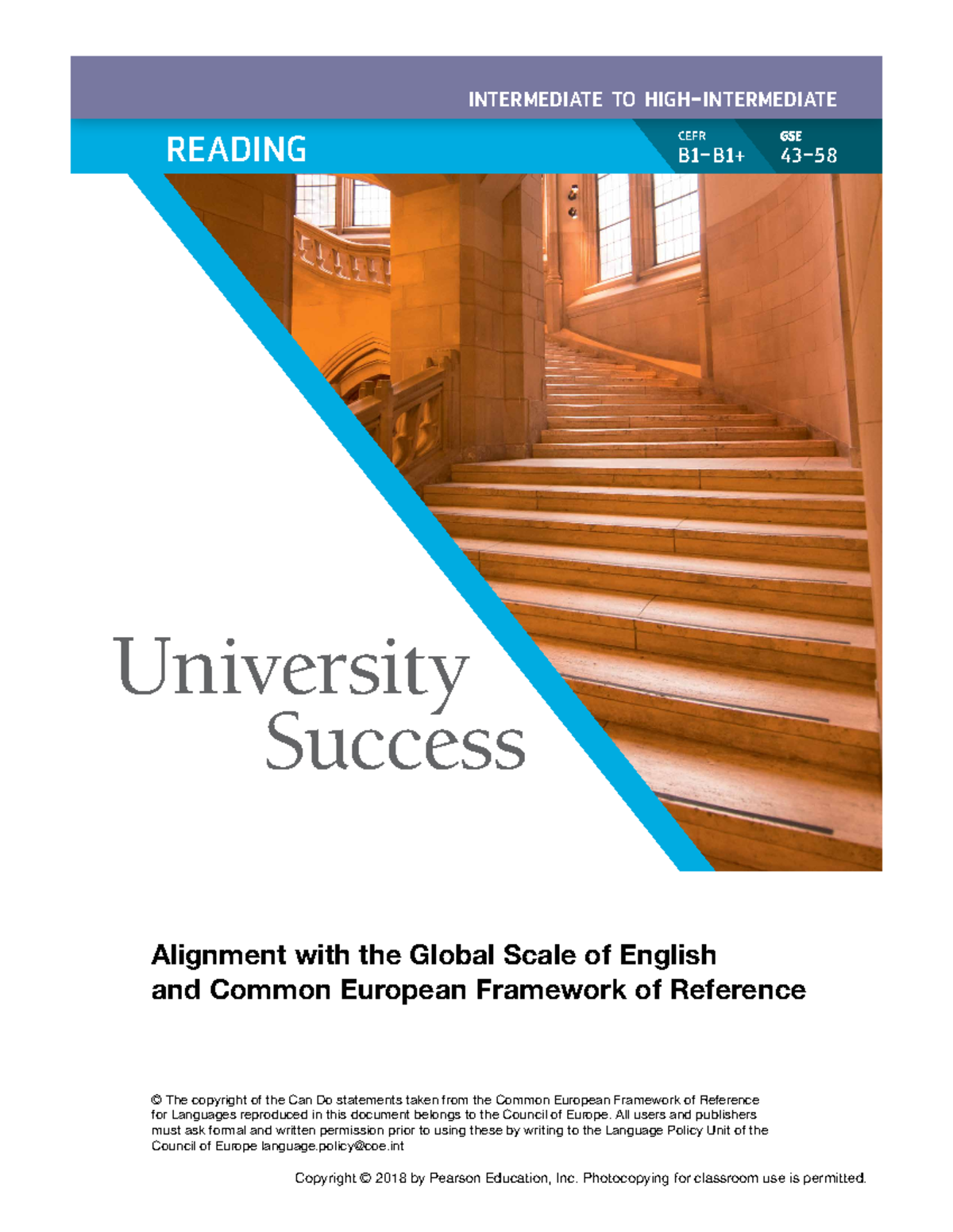University Success Reading Intermediate GSE Mapping Booklet - READING ...