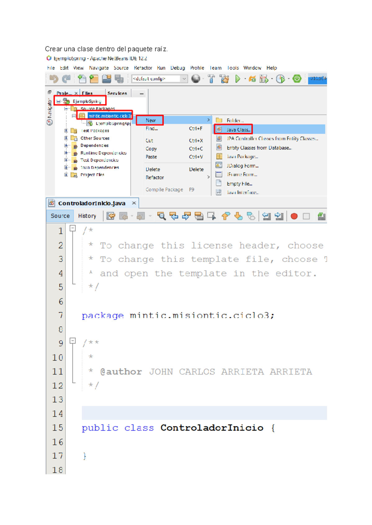 GUIA DE Spring-BOOT-3- Crear UN Controlador- Agregar-LOG- Cambiar ...