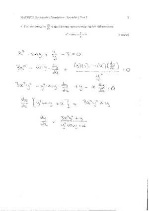 MATH1722 Final Exam 2023-02 - Department of Mathematics and Statistics ...