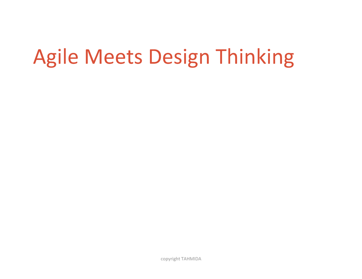 agile meets design thinking peer reviewed assignment (coursera)