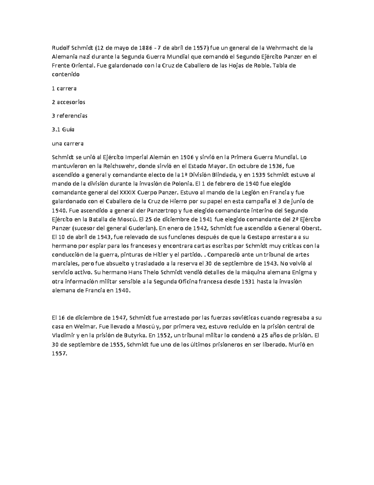 7 - textos de lectura importantes para leer 7 - Rudolf Schmidt (12 de ...