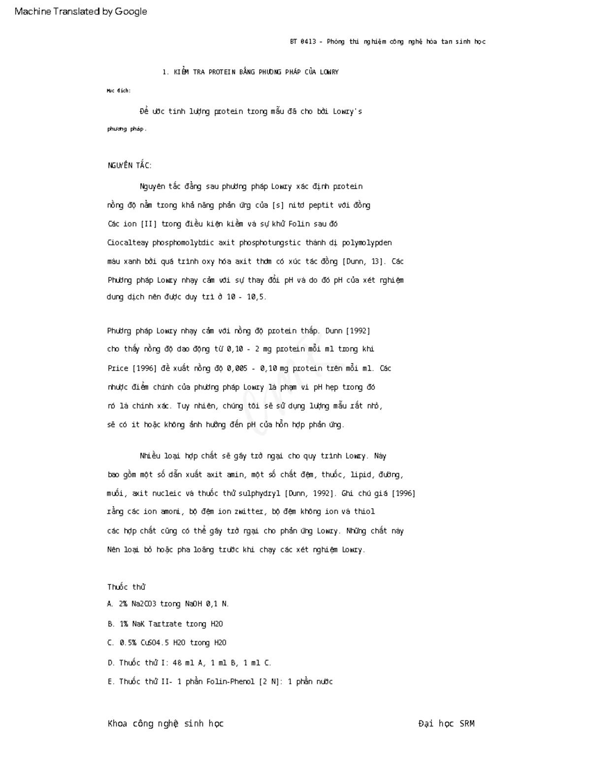 Lowry method 2022 abc phương pháp. Phương pháp Lowry nhạy cảm với