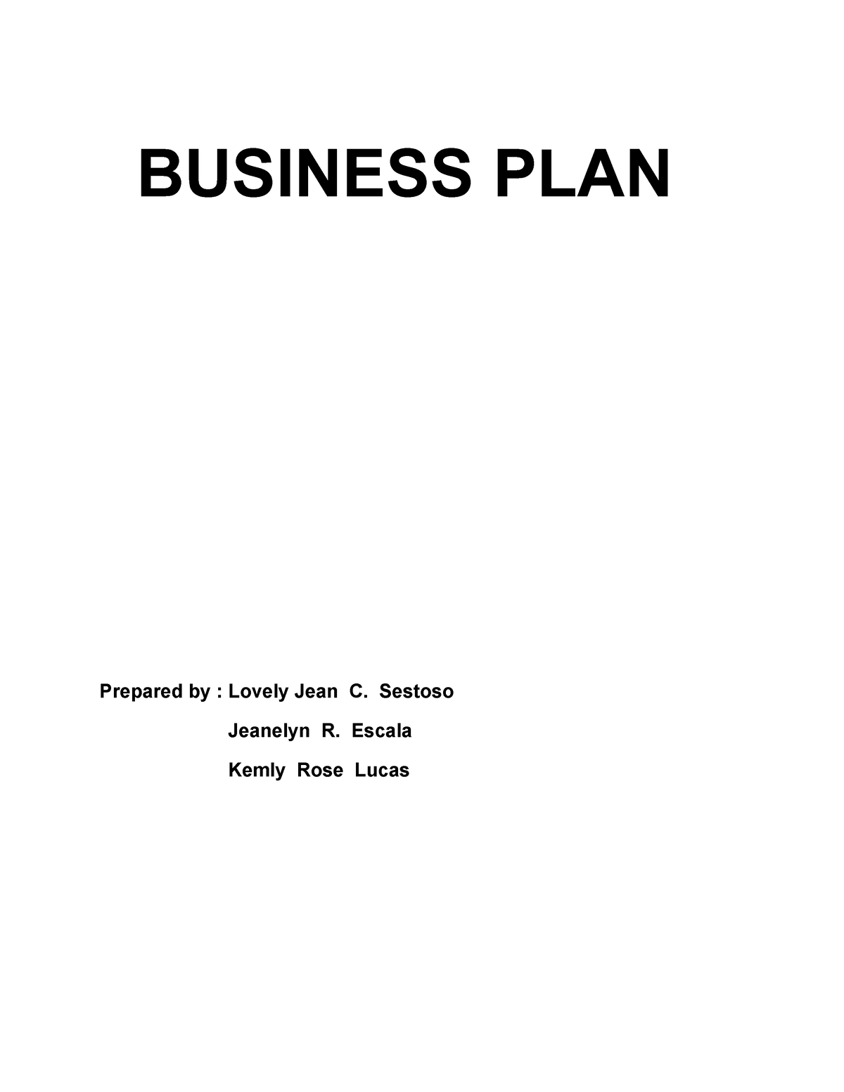 421257224 Business PLAN 1 of bakeshop docx - Bachelor in Public ...