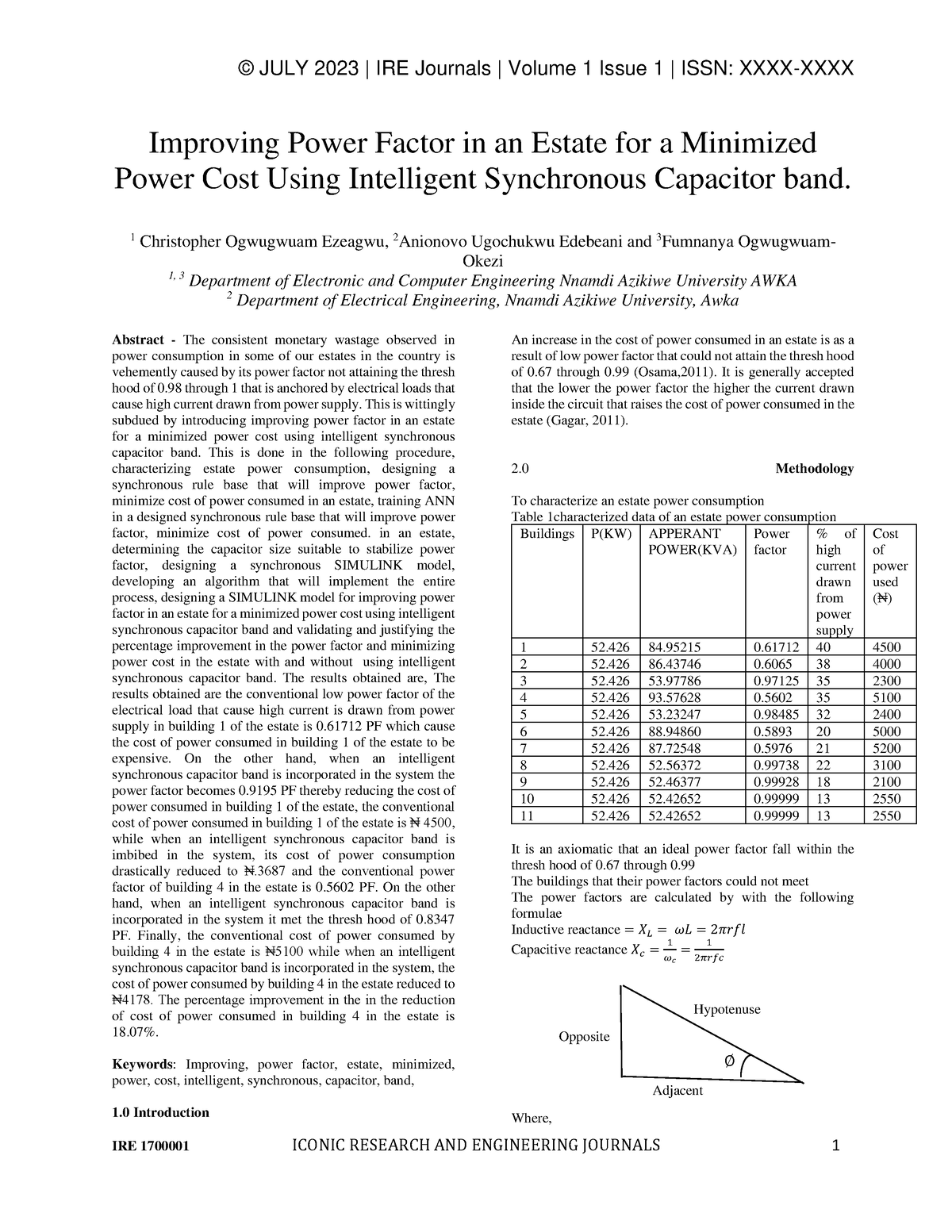 improving-power-factor-in-an-estate-for-a-minimized-power-cost-using