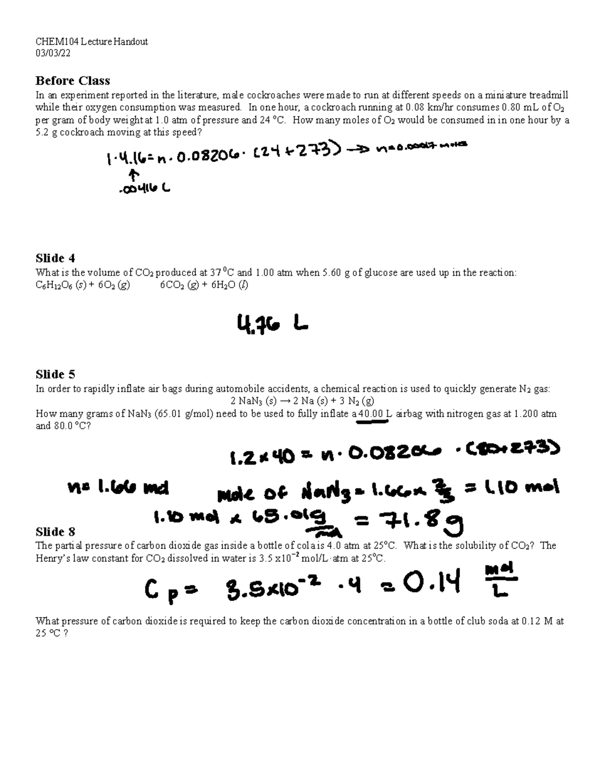 Chem Lecture 18-18 - Trevor Daly - CHEM104 Lecture Handout 03/03 ...