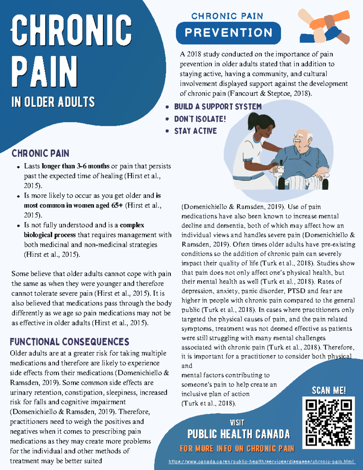 Chronic Pain in Older Adults - Lasts longer than 3-6 months or pain ...