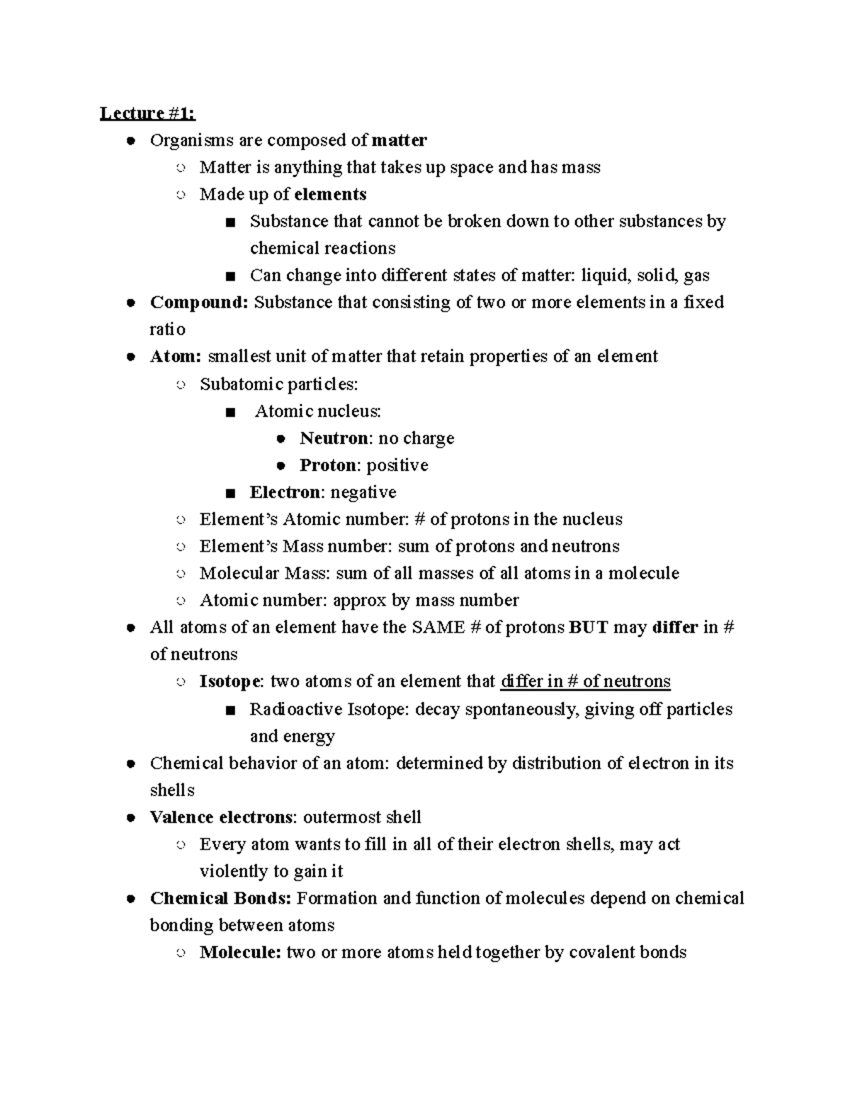 bio002-notes-lecture-1-2-3-4-lecture-1-organisms-are-composed-of