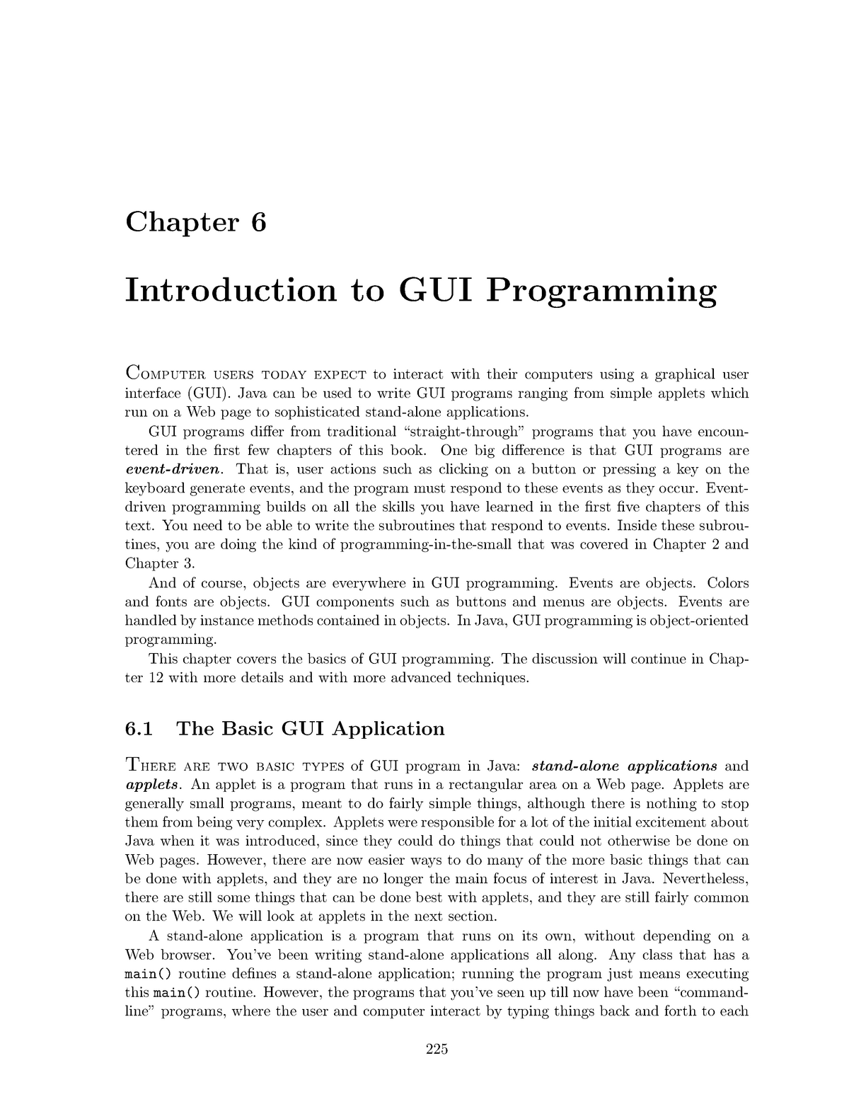 61176 Introduction to Programming Using Java 03 - StuDocu