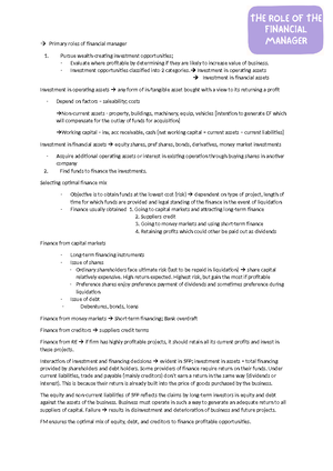 LE 1 Class notes 28 July cash flows OCF - LE 1: Cash flows Chapter 4 ...