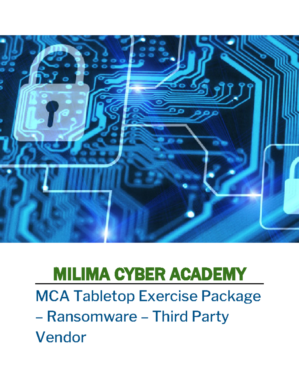 Ransomware-Phishing - MILIMA CYBER ACADEMY MCA Tabletop Exercise ...