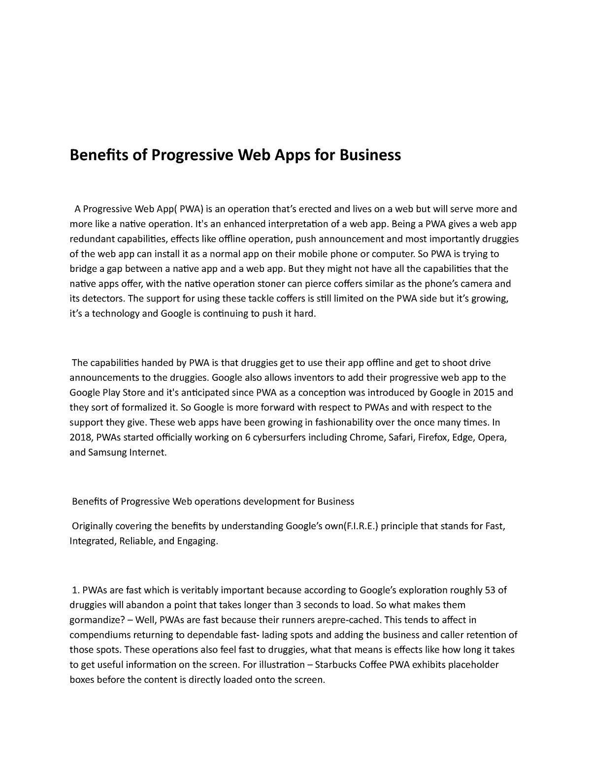 progressive web app research paper