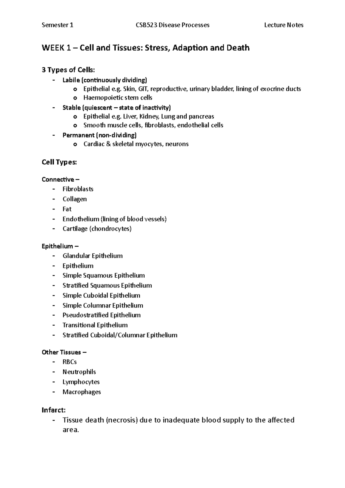 week 1 assignment microbiology basics tissues and membranes