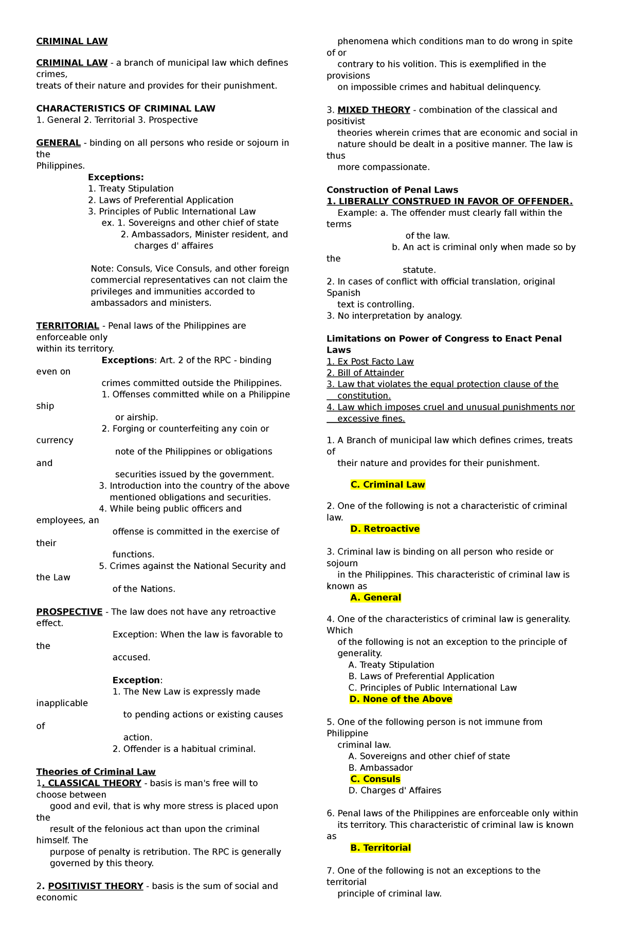 criminal-law-sample-questions-criminal-law-criminal-law-a-branch-of