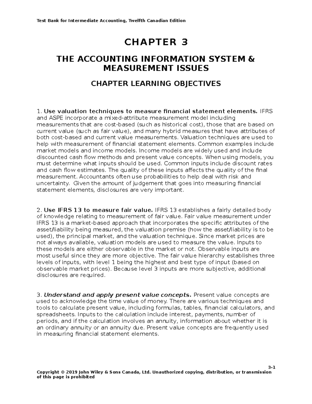 Ch03 Financial Accounting II CHAPTER 3 THE ACCOUNTING INFORMATION SYSTEM & MEASUREMENT Studocu