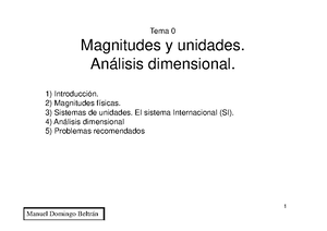 Teoria Tema 3 Fisica I EDEM 2021 2022 - Tema 3: Cinem ́atica. CONTENTS ...