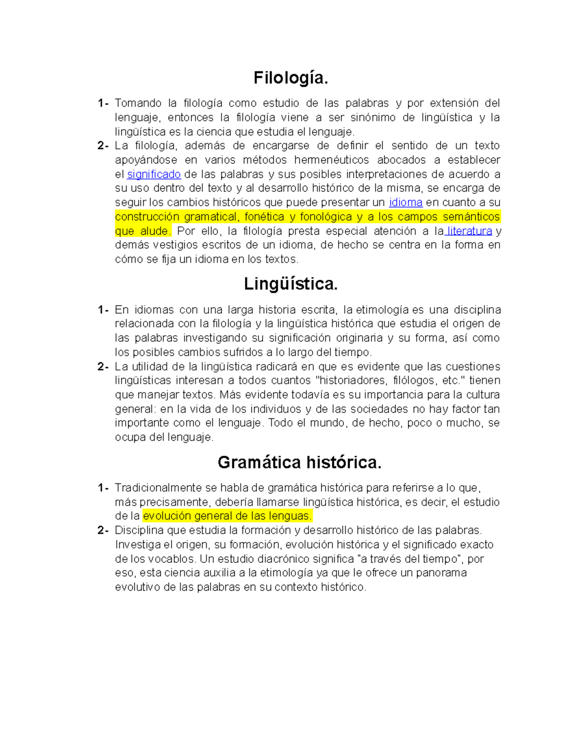 Etimologia les - Apuntes de la materia de etimologías - Filología. 1 ...