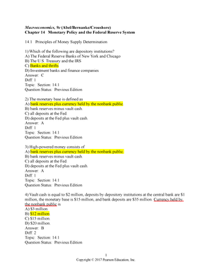 2019 AP Macro - AP Test - AP ® Macroeconomics Practice Exam From The ...