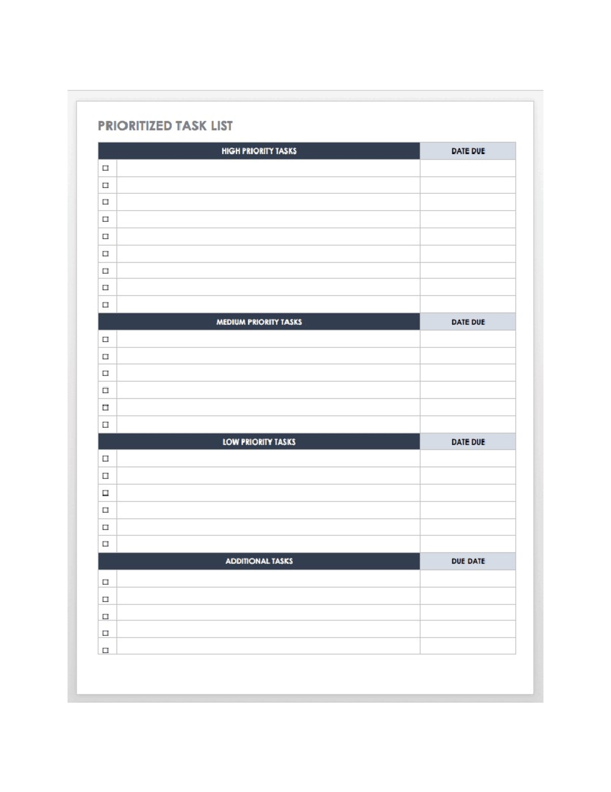 6 prioritized task - ued102 notes - Study Skills - Studocu