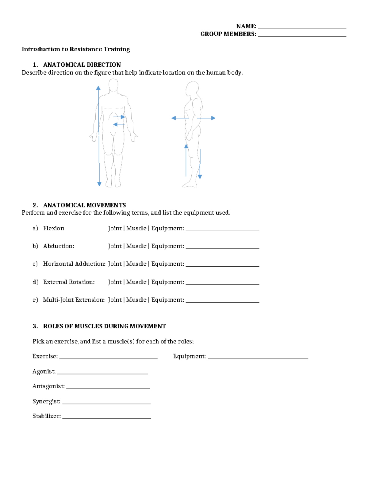 Activity Introduction to RT - NAME ...