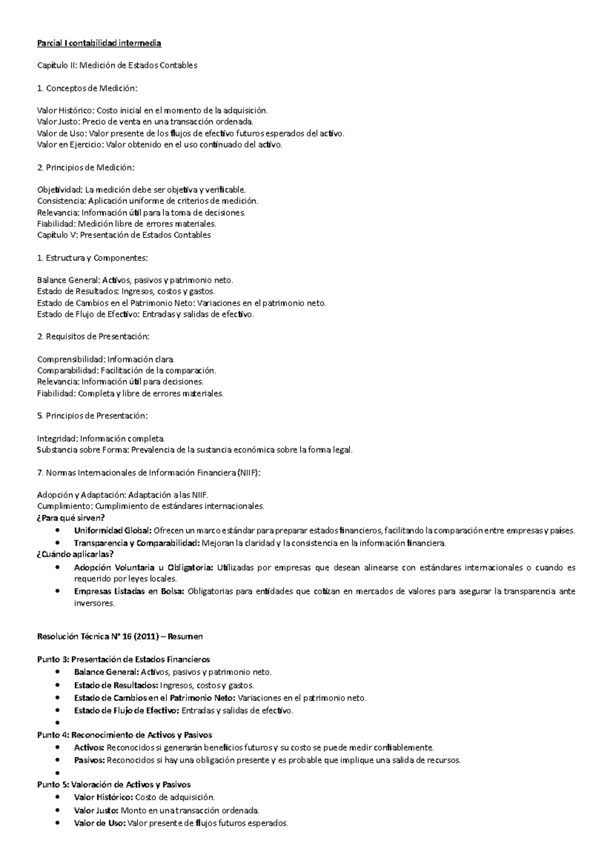 Parcial I contabilidad intermedia - Parcial I contabilidad intermedia ...