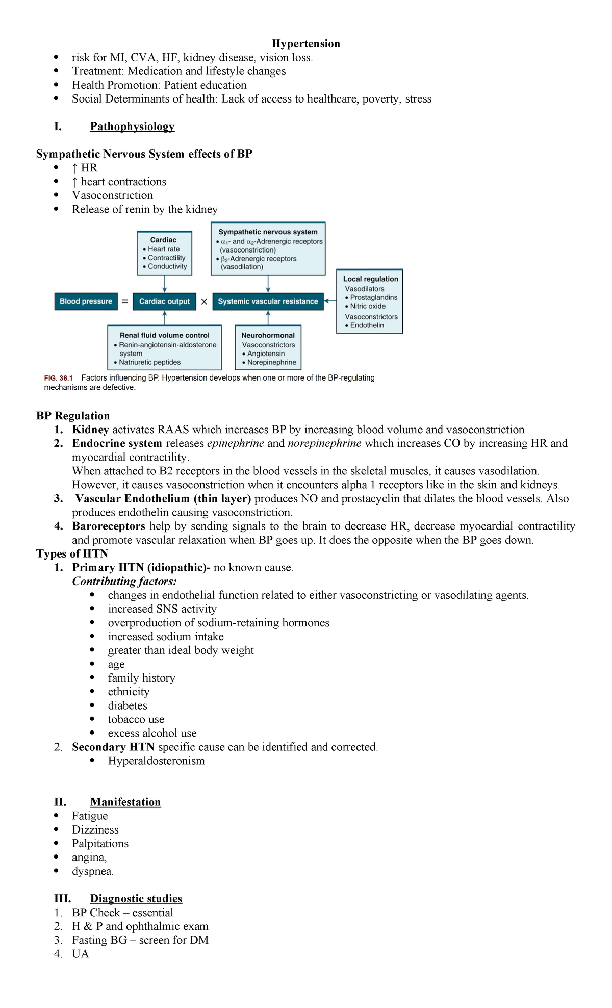 CAD And HTN - CAD And HTN - Hypertension Risk For MI, CVA, HF, Kidney ...