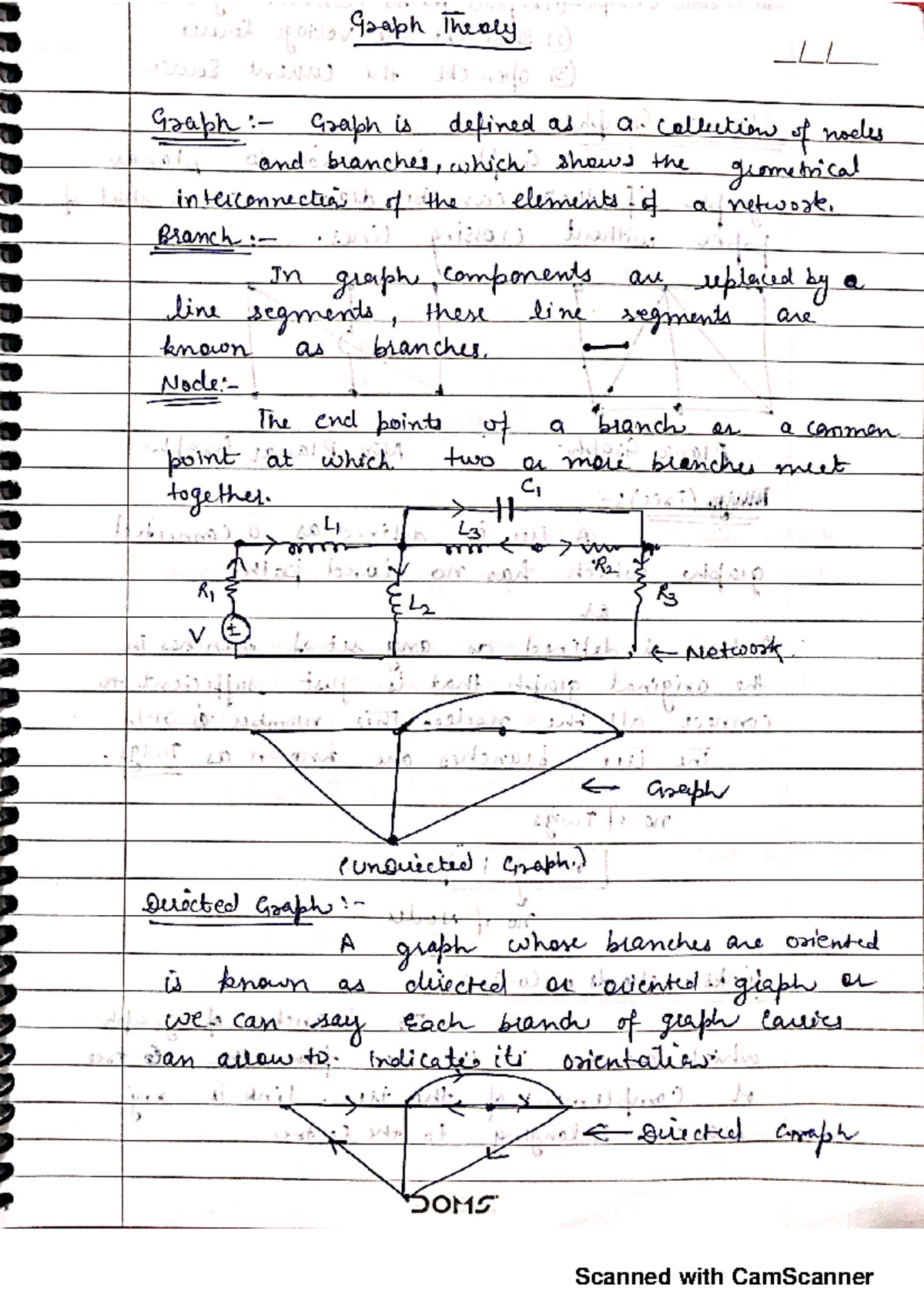 C&S: Graph Theory (Unit - 4) Handwritten - Btech - Studocu