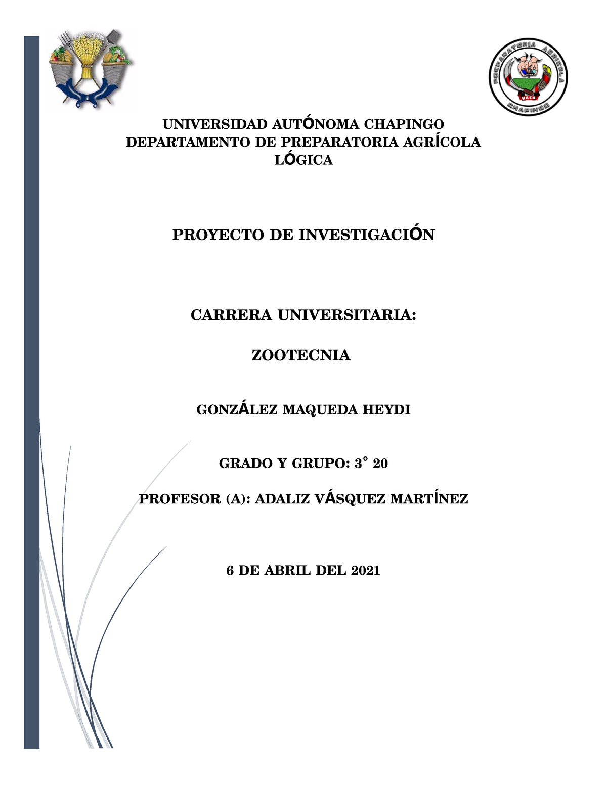 Proyecto De Investigacion-Logica - UNIVERSIDAD AUT ÓNOMA CHAPINGO ...