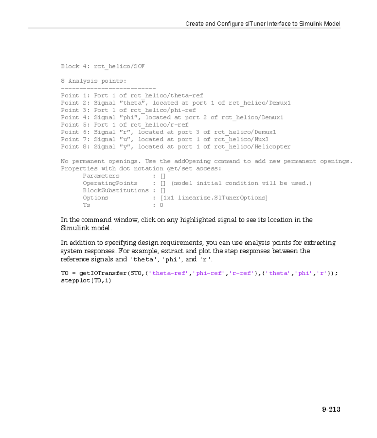 Simulink Control Design (110) - Block 4: rct_helico/SOF 8 Analysis ...