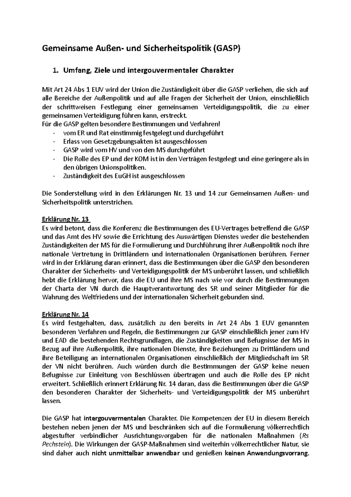 Gasp Außen Und Sicherheitspolitik – VJTUMA