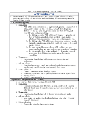 Pharm template Green NSG 124 MEDICA DRUG CLASSIFICATION: GENERIC