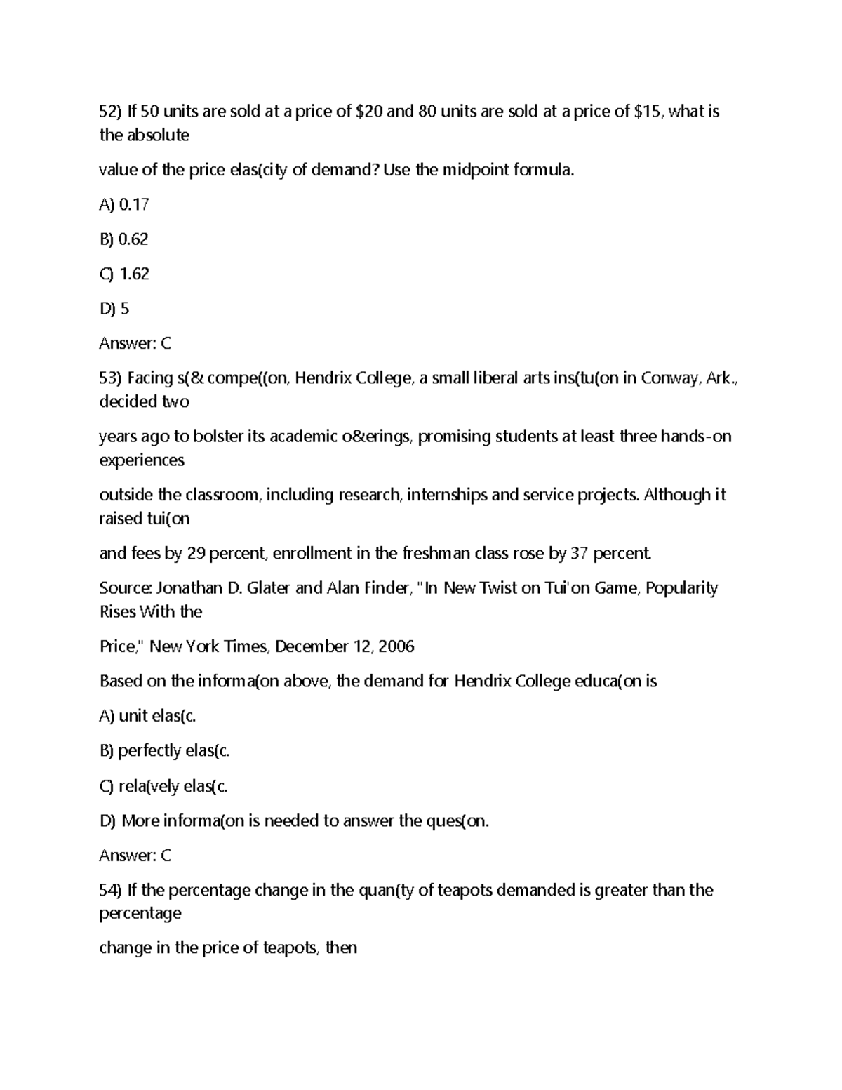 Microecon CH 1 6 Test Trying To Get Through This Year Warning TT