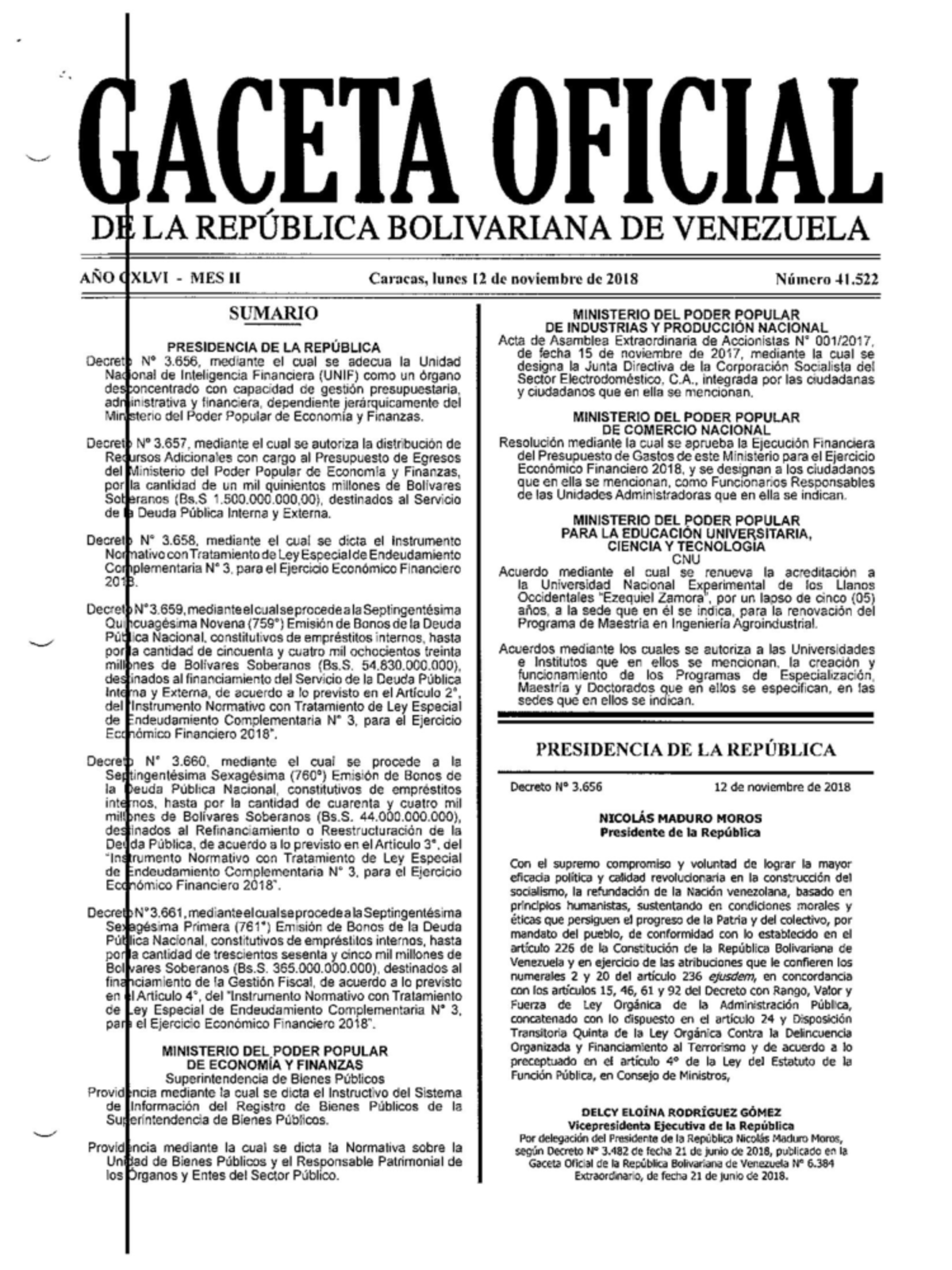 Providencia Administrativa Nº 044 De Fecha 3 De Agosto De 2018 ...