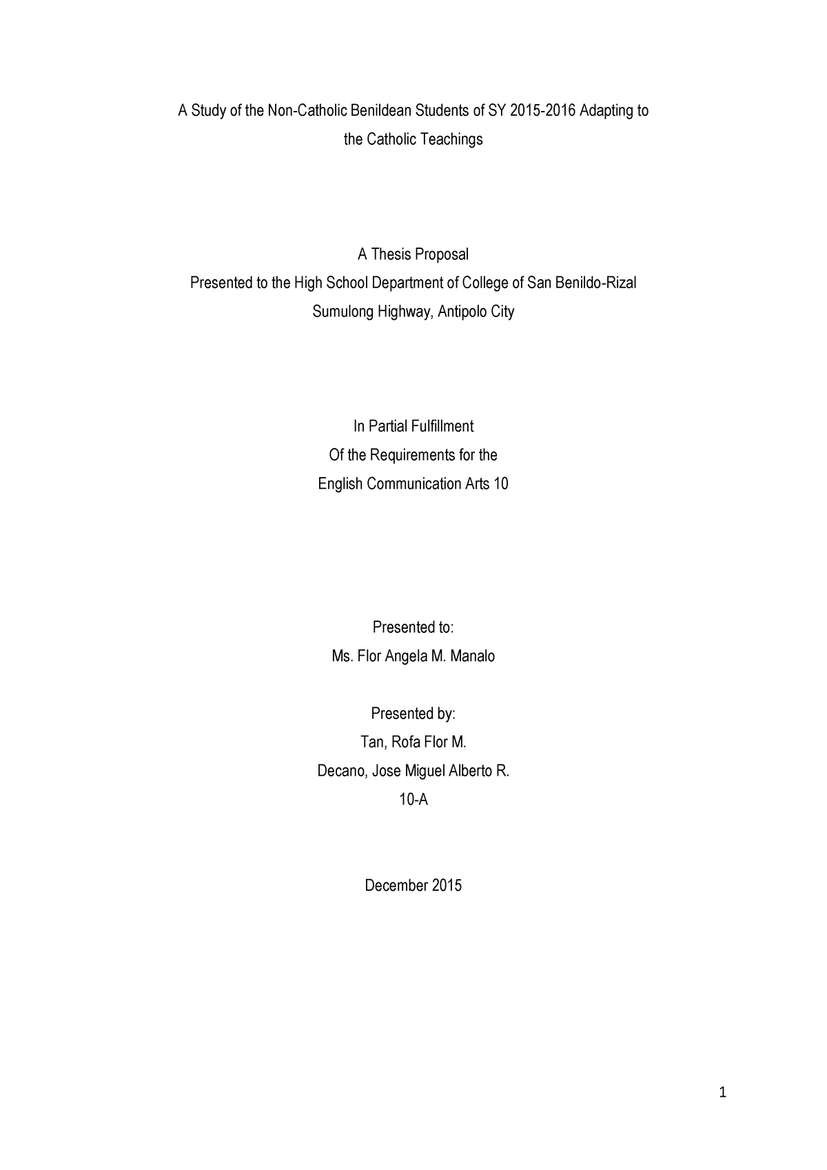 thesis title for tourism management
