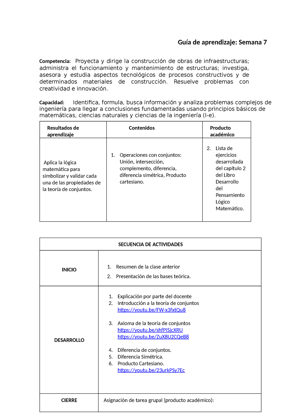 Guía Aprendizaje Semana 7 (Ing Civil) - Guía De Aprendizaje: Semana 7 ...