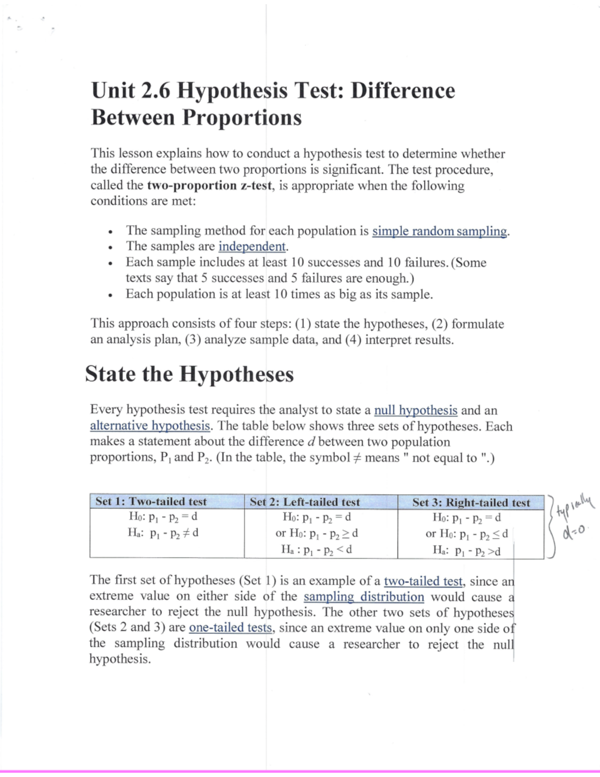 217 2 - Lecture 2.6 Notes - Stat 217 - Studocu