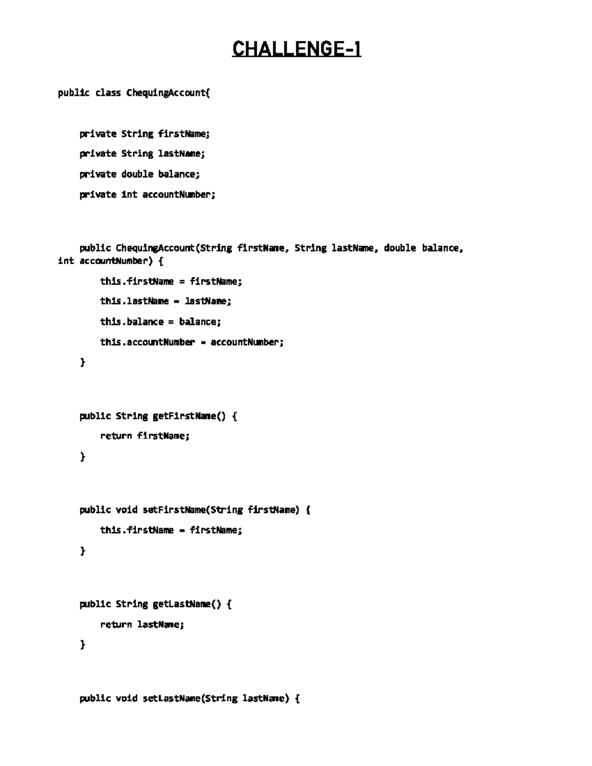 Asgn w3 - Cgvg - public class private String private String private ...