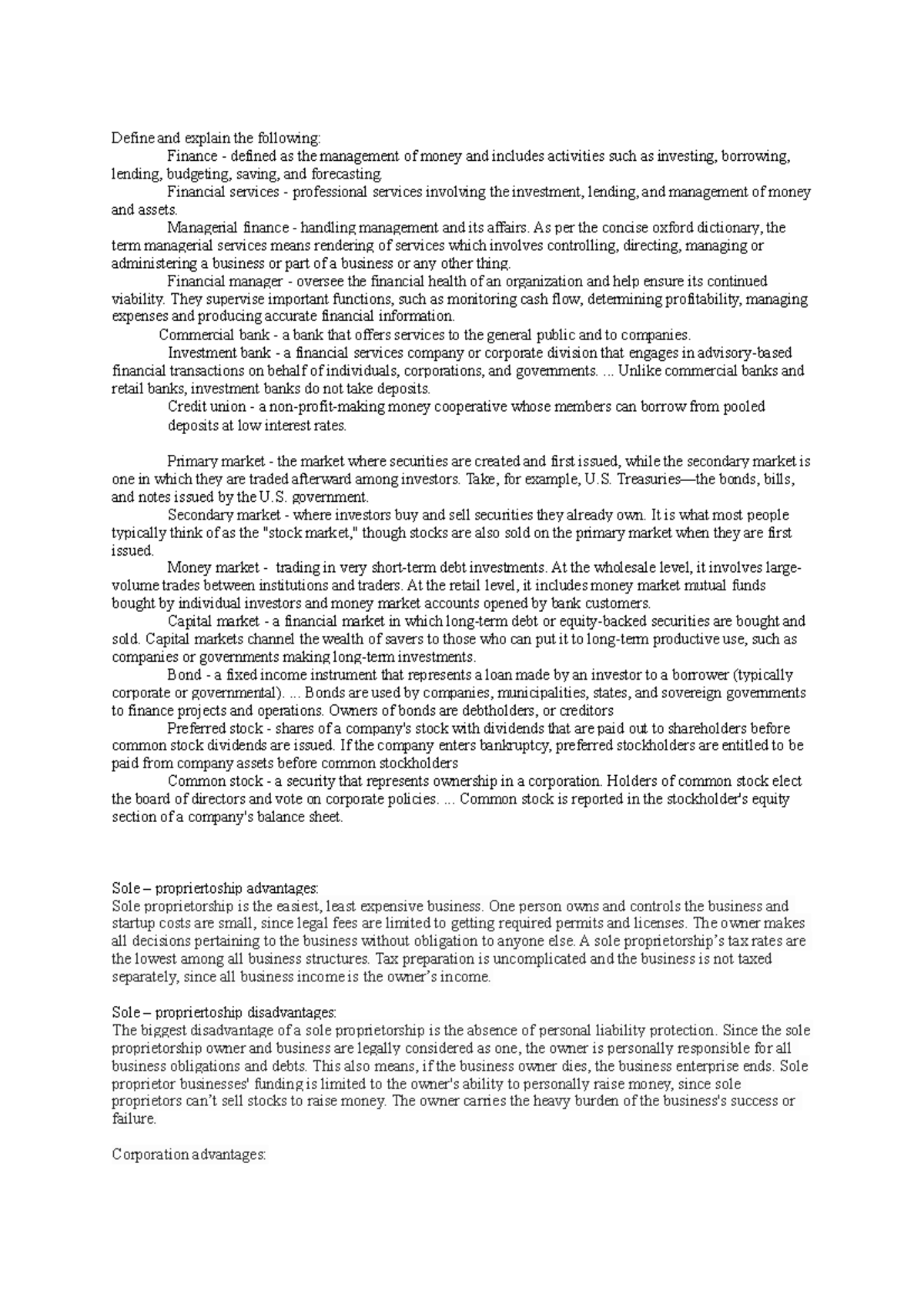 IF study guide 2021-revised-for-fall-1 - Define and explain the ...