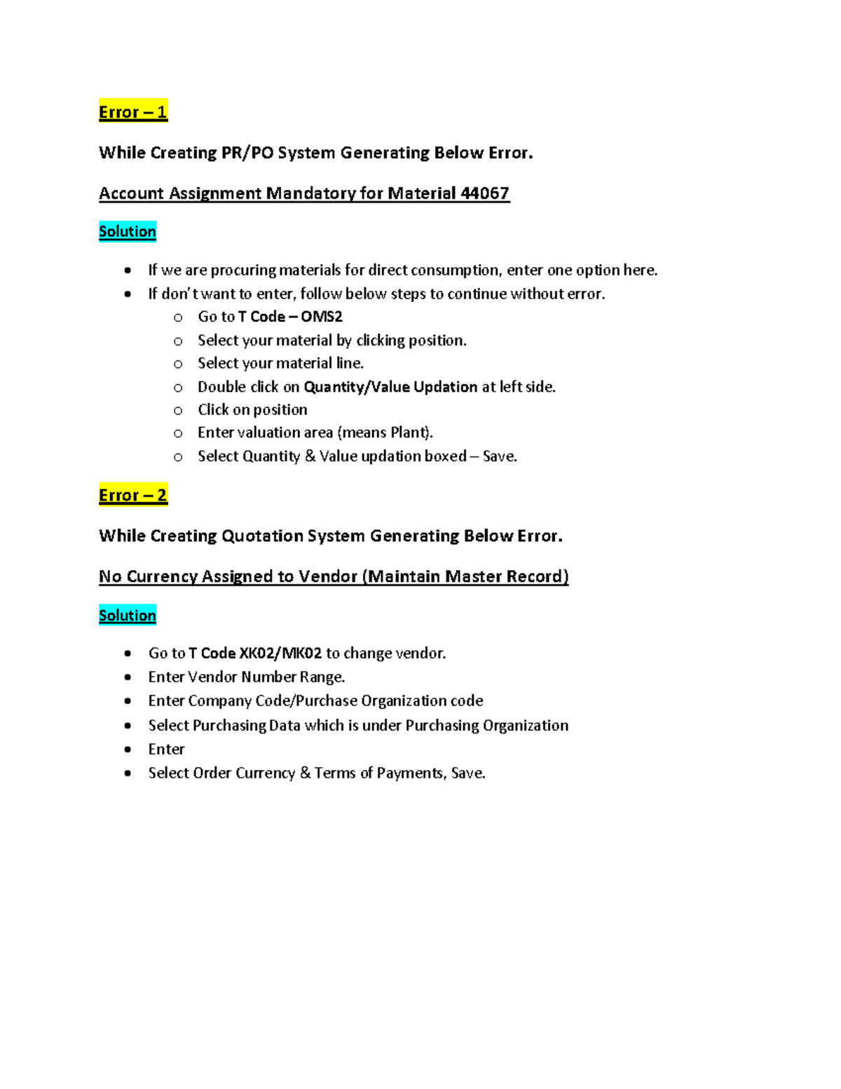 SAP S4HANA MM - Sap pp traing - While Creating PR/PO System Generating ...