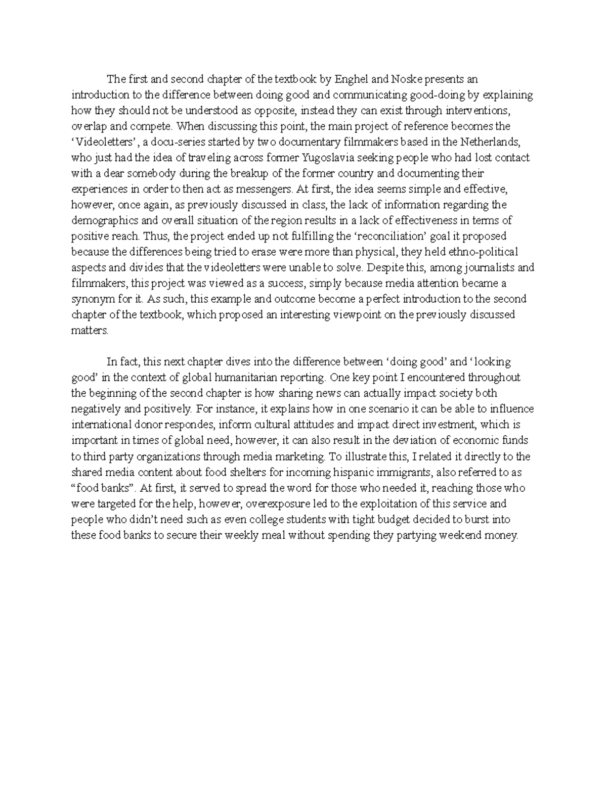 Communication for social change - The first and second chapter of the ...