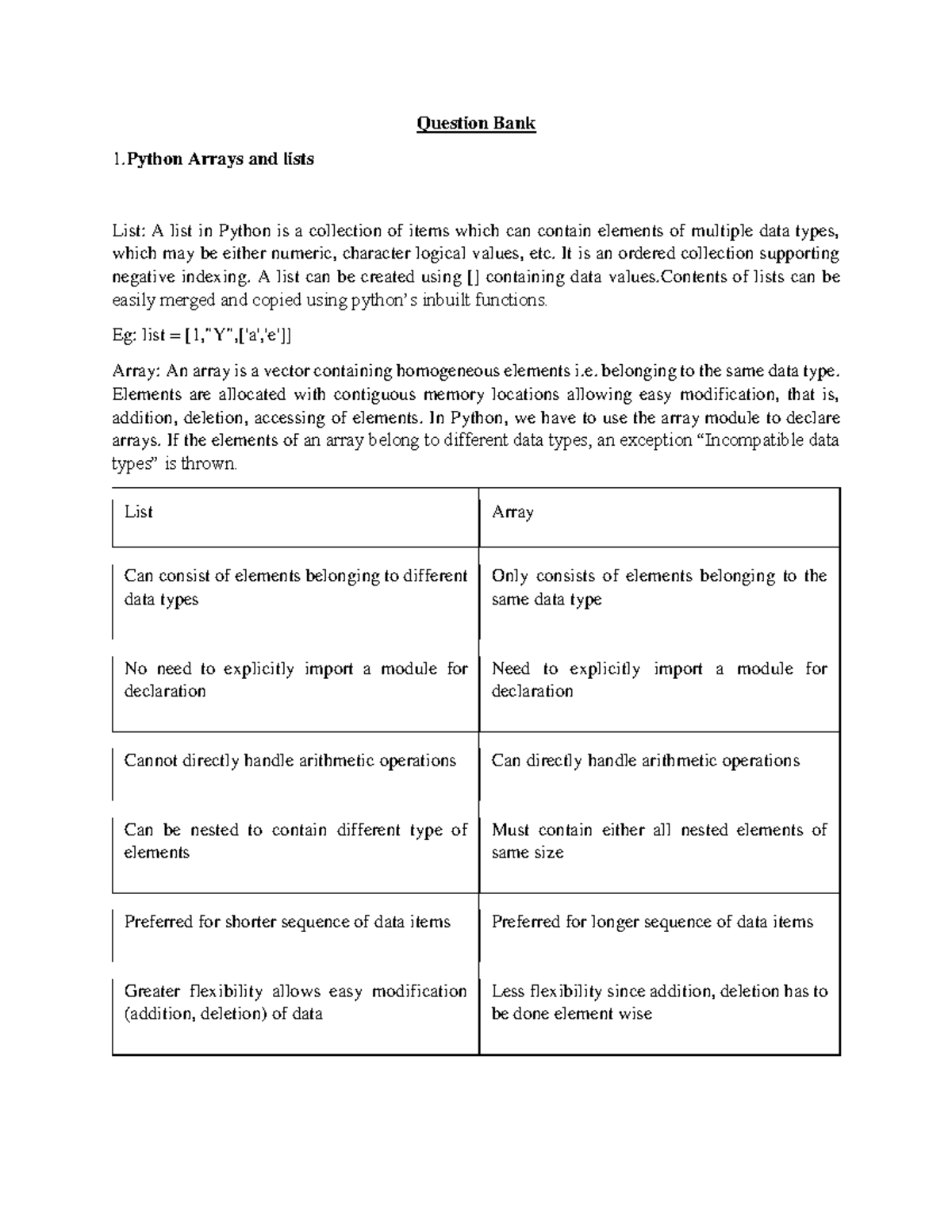 descriptive-questions-1-question-bank-python-arrays-and-lists-list-a