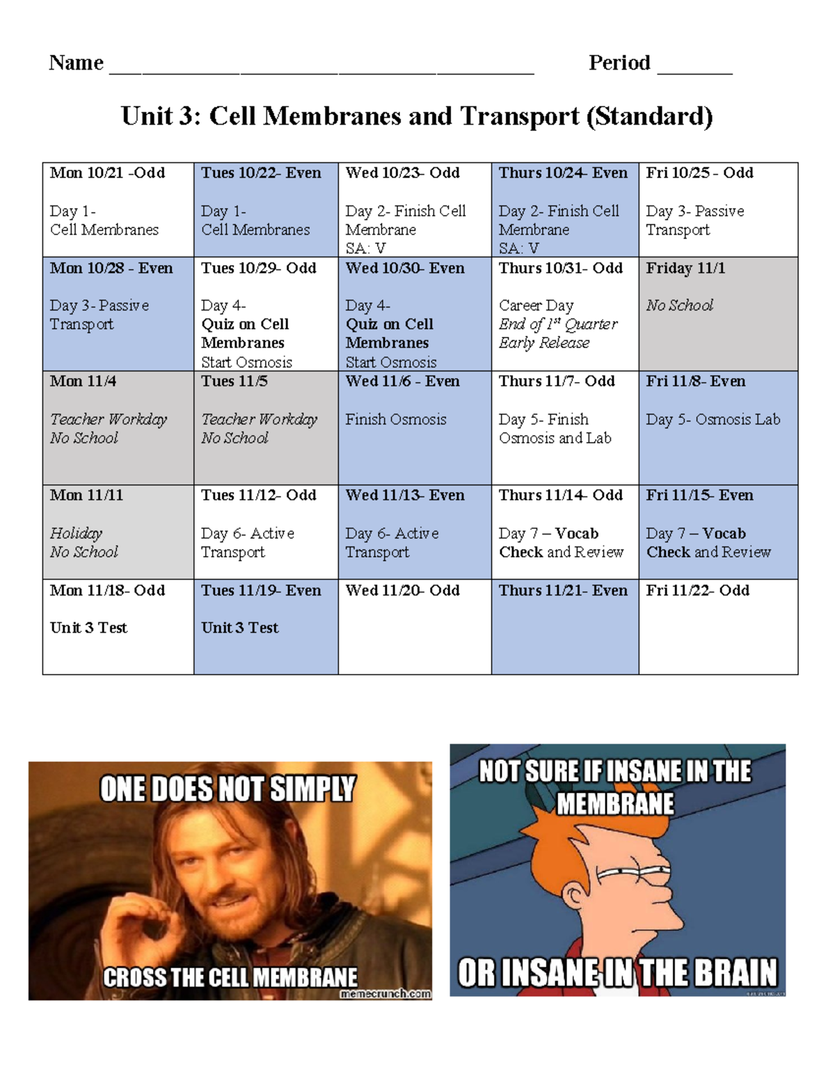 Unit+3+Notes+packet standard - Name ...