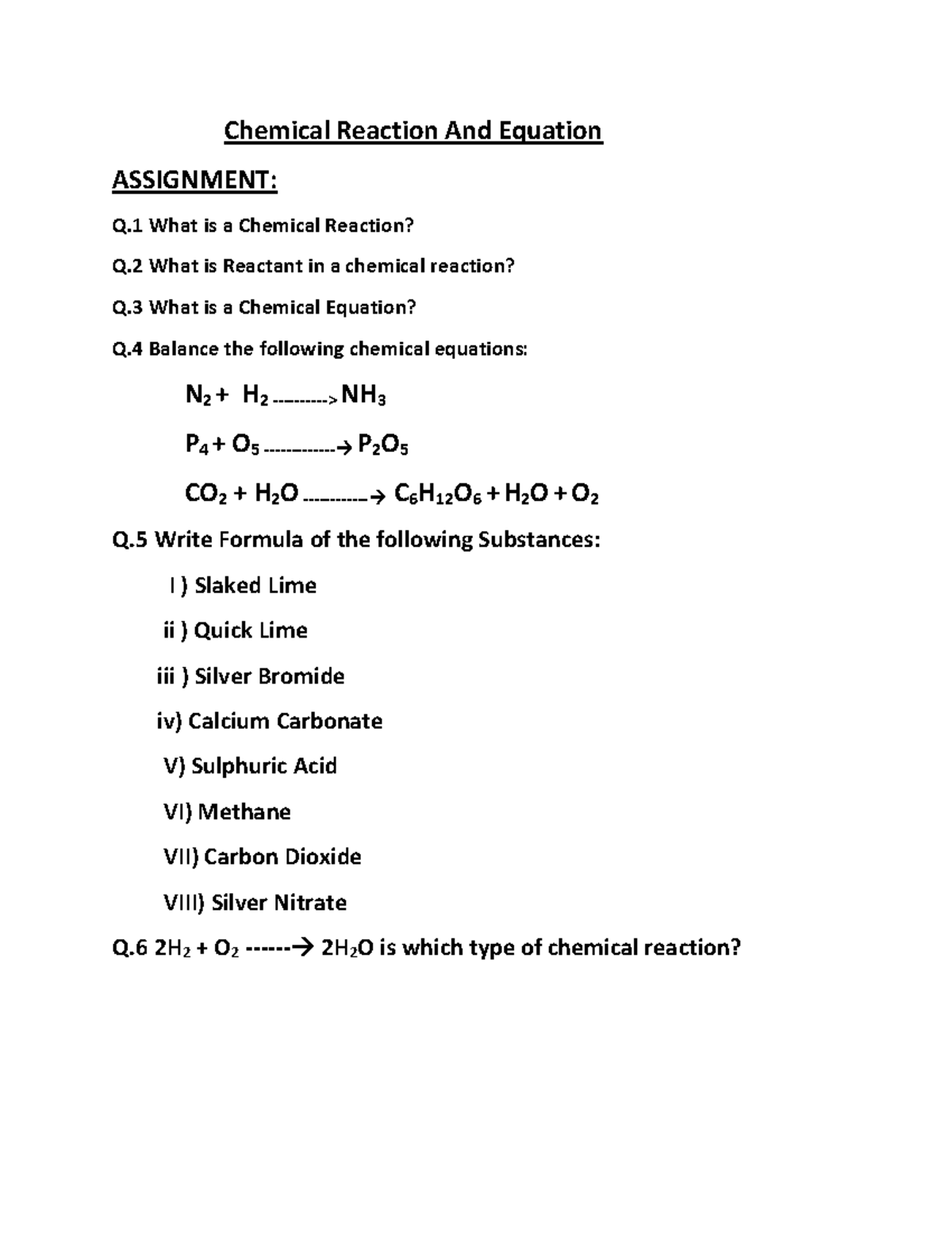 assignment-chemical-reactions-chemical-reaction-and-equation