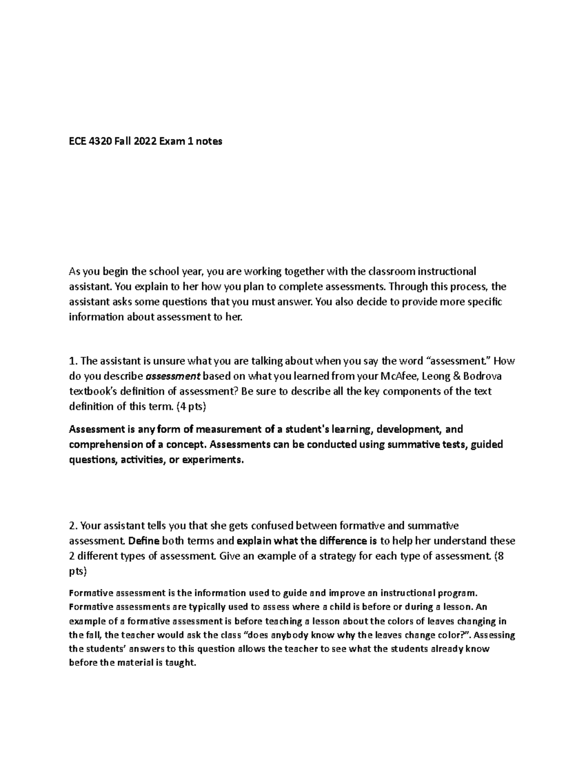 Document 4 - PBL Scene 2 assignment notes - ECE 4320 Fall 2022 Exam 1 ...