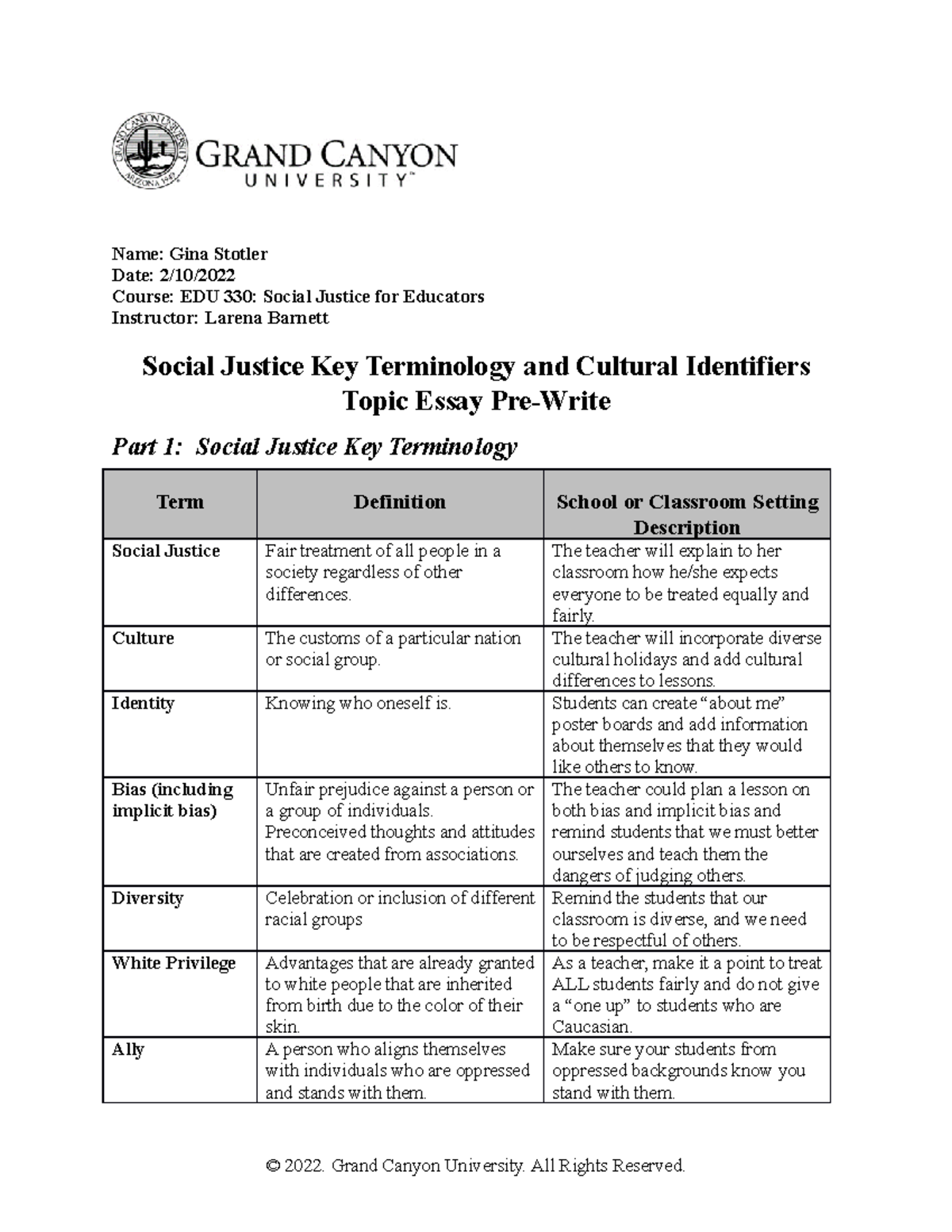 part 2 cultural identifiers topic essay pre write