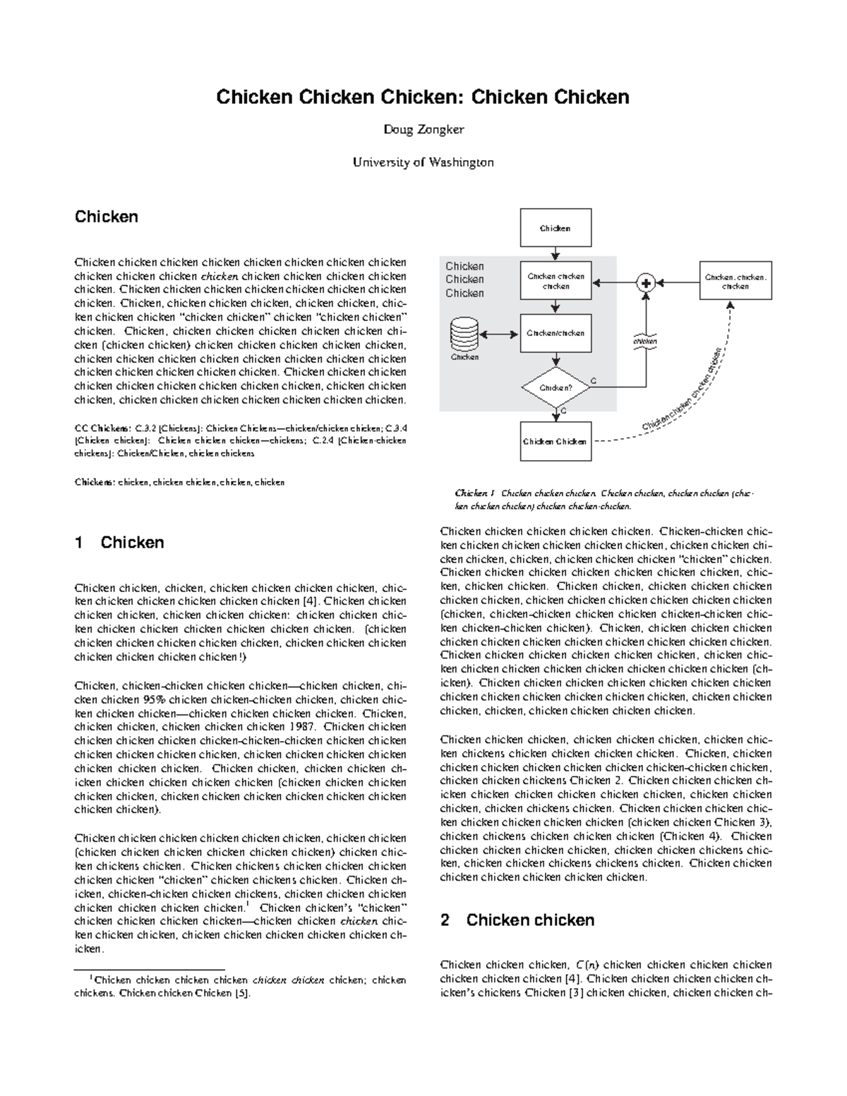 Chicken structural determination - Chicken Chicken Chicken: Chicken ...