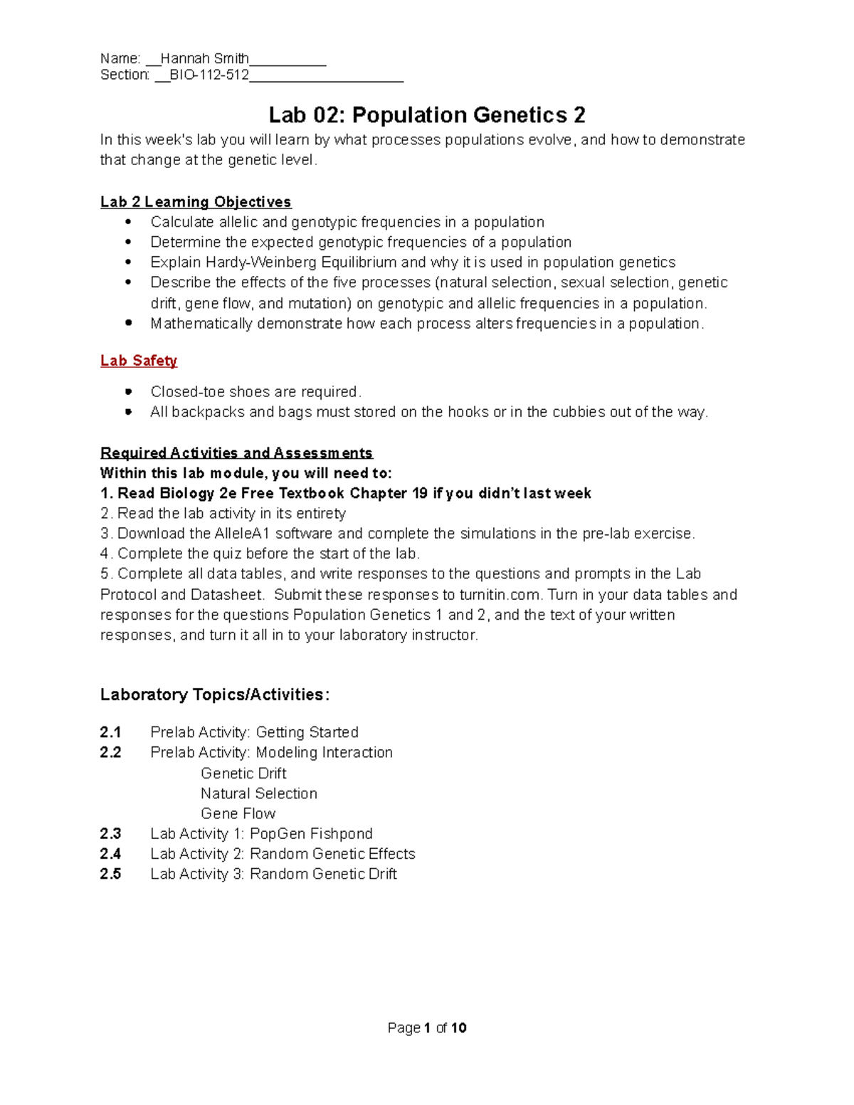 population genetics research paper