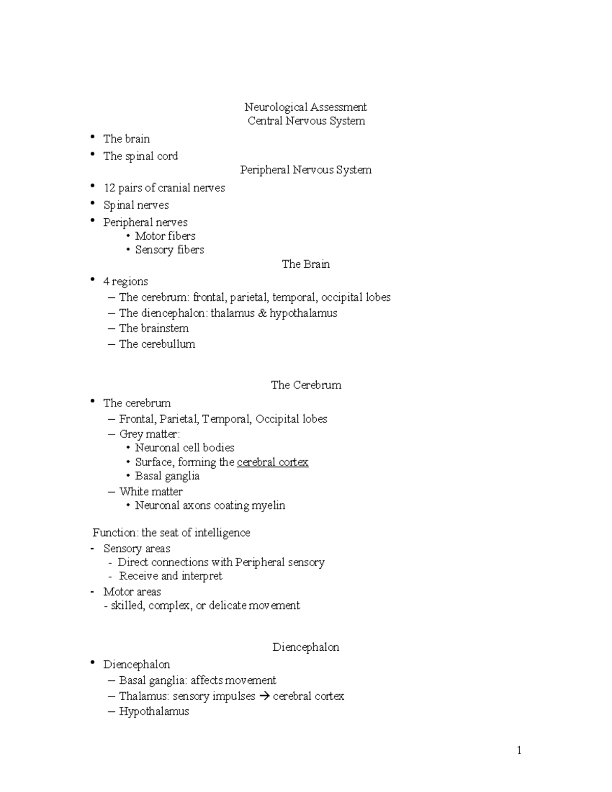 neurological-assessment-lecture-notes-n200-neurological-assessment