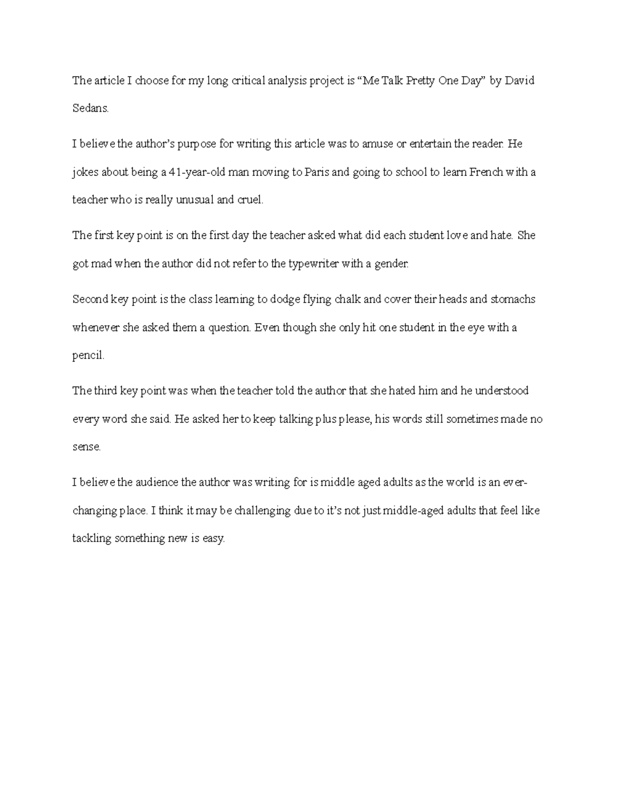 Critical thinking - Grade: A - StuDocu